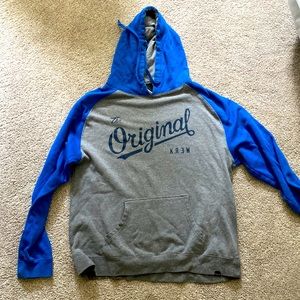 Krew original grey/ blue hoodie.
